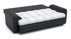 TOKYO Sofa Double, convertible sofa bed with black and white upholstery.